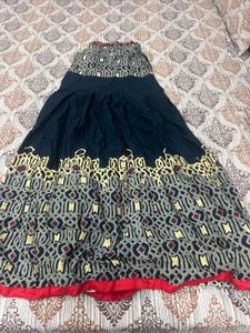 Boat Neck Dori Style Dress