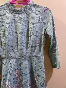 Mint Lace Dress