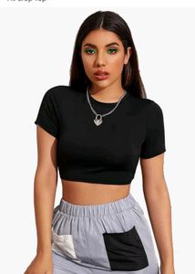 Black Crop Top for Western /Indian Wear