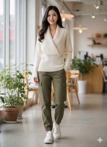 🇬🇧Imported Cream Cardigan