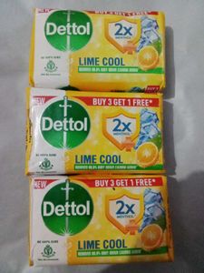 Dettol(4) Buy  3,Free 1 Soap