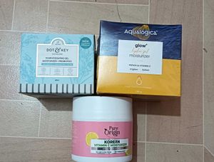 Skincare Bundle:Dot & Key,Aqualogica& Pure Orig