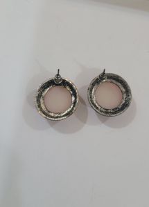 Oxidised Ear Studs