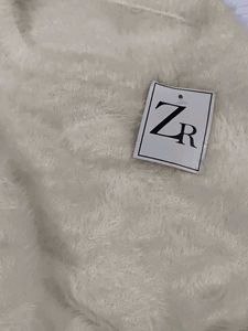 Fluffy White Sweater Dress