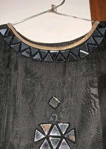 Mirror Work Party Wear Gown
