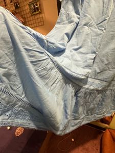 Imported Blue Dress With Minor Problem