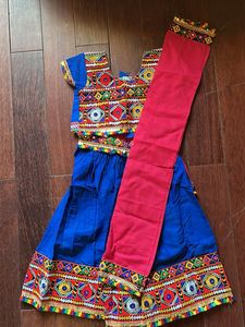 Beautiful Blue Lehenga For Girls
