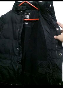 Black Winter Coat Fit To 15to 17 Yrs Boys