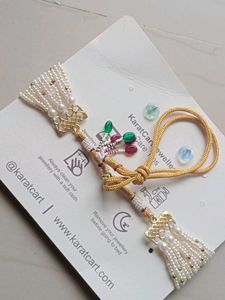 Pearl &amp; Kundan Jewelry Set