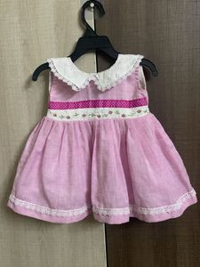 Cute Dress With Lace Detailing And Embroidery