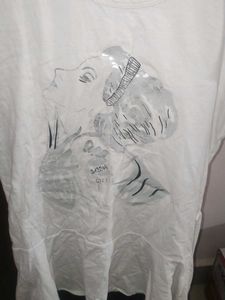 Cute White Graphic Tee