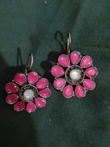 Pearls Earring And Oxidised