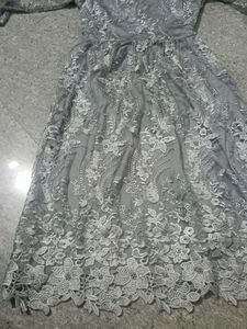 Frock  Salwar With Dupatta