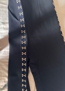 Wide Leg Pants with Accents