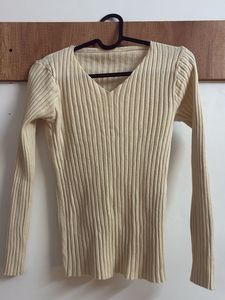 Ribbed Long Sleeve Top