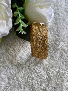 Gold-Tone Bangle Set