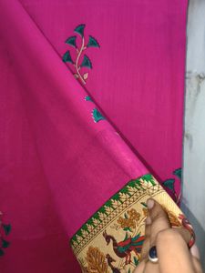 Peacock Design Saree