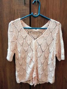 ShinyVintage Pink Knit Top✨💗