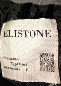 Elegant Black Peacoat