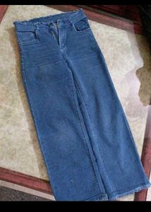 Wide Leg Denim Jeans