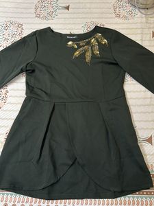 Green Embellished Top