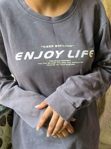 💌Printed Grey Sweatshirt Unisex