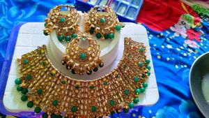 Beautiful Green jewelry Set