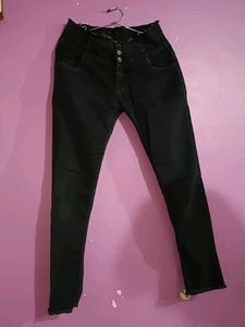 High Waisted Black Jeans