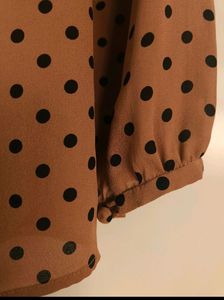 Polka Dot Clear Impression Top