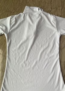 White Polo Top