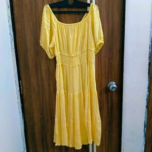 🛍️ Yellow Dress For All Beautiful 😍⭐⭐⭐⭐⭐