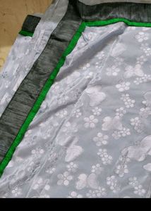 Grey Colour Saree