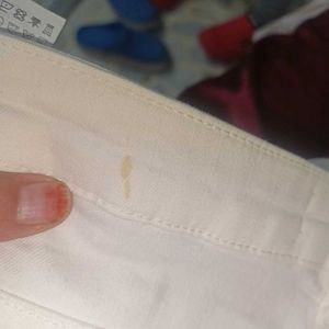 Zara White flared bootcut Jeans