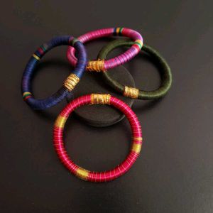 Colorful Thread Bangles