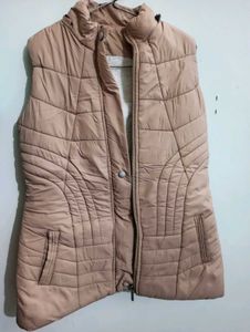 Sleeveless Jacket with Cap