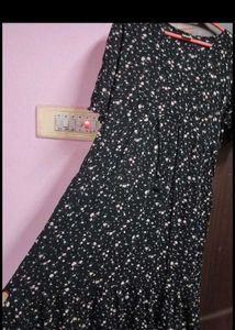 Black Floral Dress