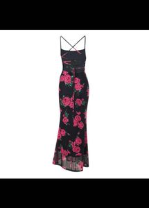 Floral Print Maxi Dress Size Xs