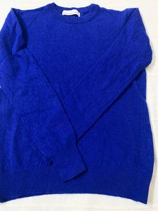 Unisex Royal Blue Pullover Sweater