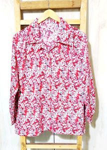 Red Printed Shirt Size-46-48