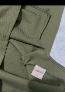 Olive Green Mini Dress