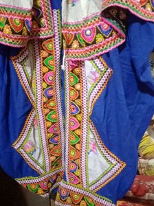 Blue White Kediyu For Navratri