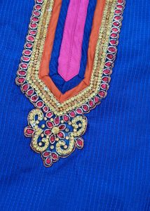 Blue Kurti With Dupatta