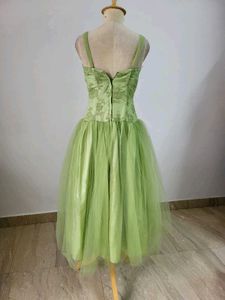 Vintage Green Tulle Dress