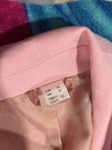 Pink Cropped Blazer