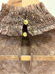 Beautiful Brown Mesh Top