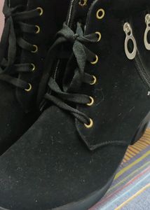 Casual Outdoor High Heel Ankle Boots