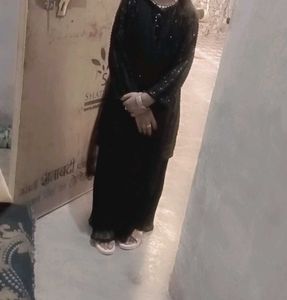 Black Kurti With Plazo C76