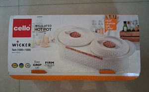 Cello Wicker Hot Pot Twin