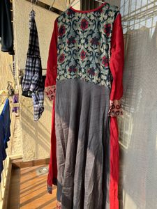 Flared anarkali kurta