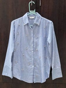 Brand new sequined striped shirt💎